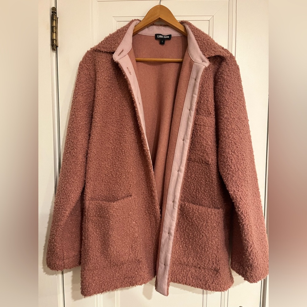 Ilana Kohn fleece shacket